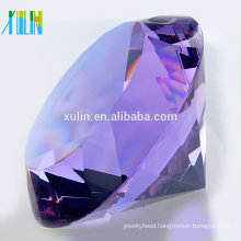 custom crystal souvenir gift purple crystal diamond for wedding souvenirs